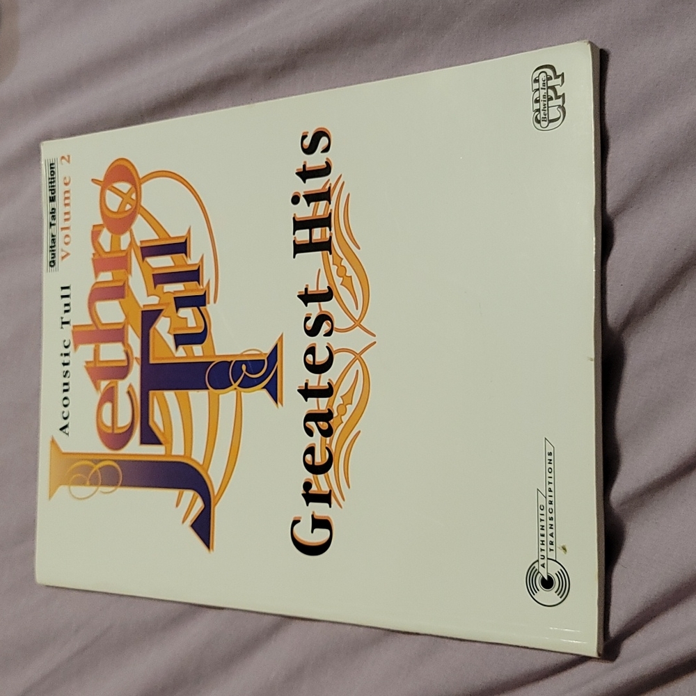 Jethro Tull Acoustic Tull Vol 2 Music book, Greatest Hits.